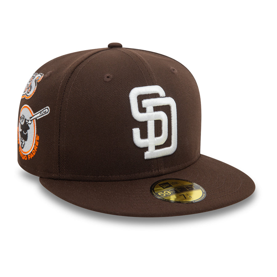 San Diego Padres 59FIFTYMLB Cooperstown Patch Brown Cap – NewEra