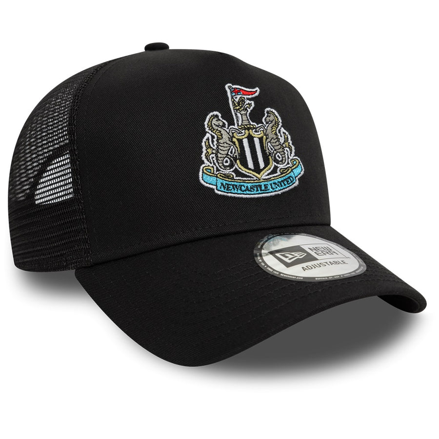 Newcastle United FC Core E-Frame Trucker Black Cap