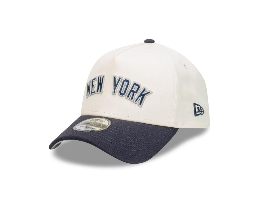 New York Yankees 9FORTY A-Frame Apac Exclusive Wordmark White/Navy