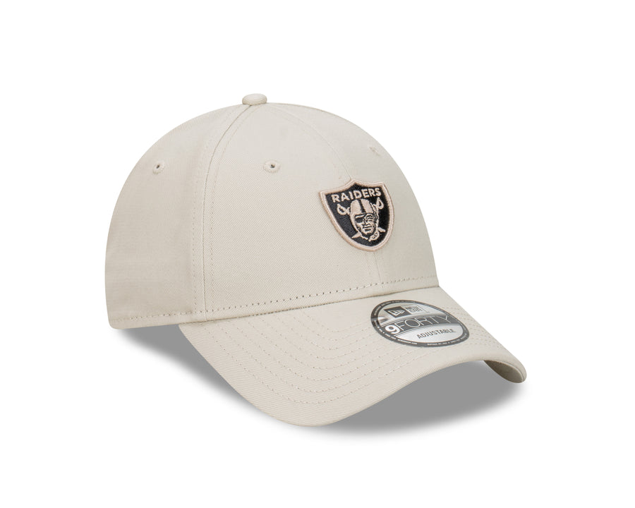 Las Vegas Raiders 9FORTY Apac Visor Script Stone Cap