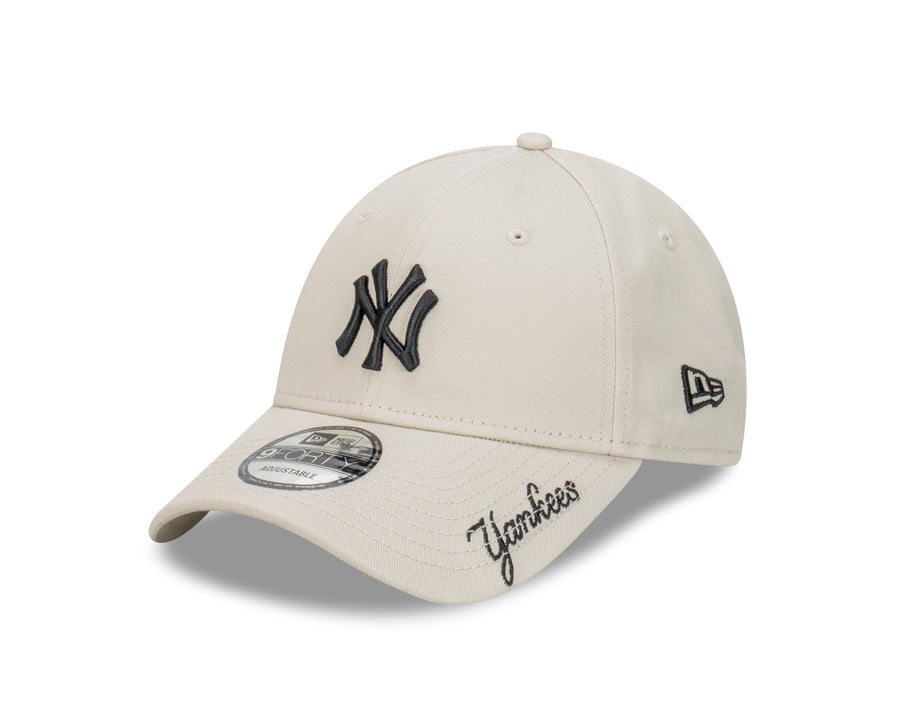 New York Yankees 9FORTY Apac Visor Script Stone Cap