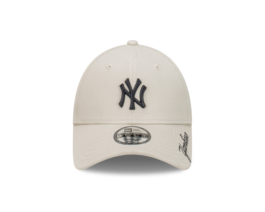 New York Yankees 9FORTY Apac Visor Script Stone Cap