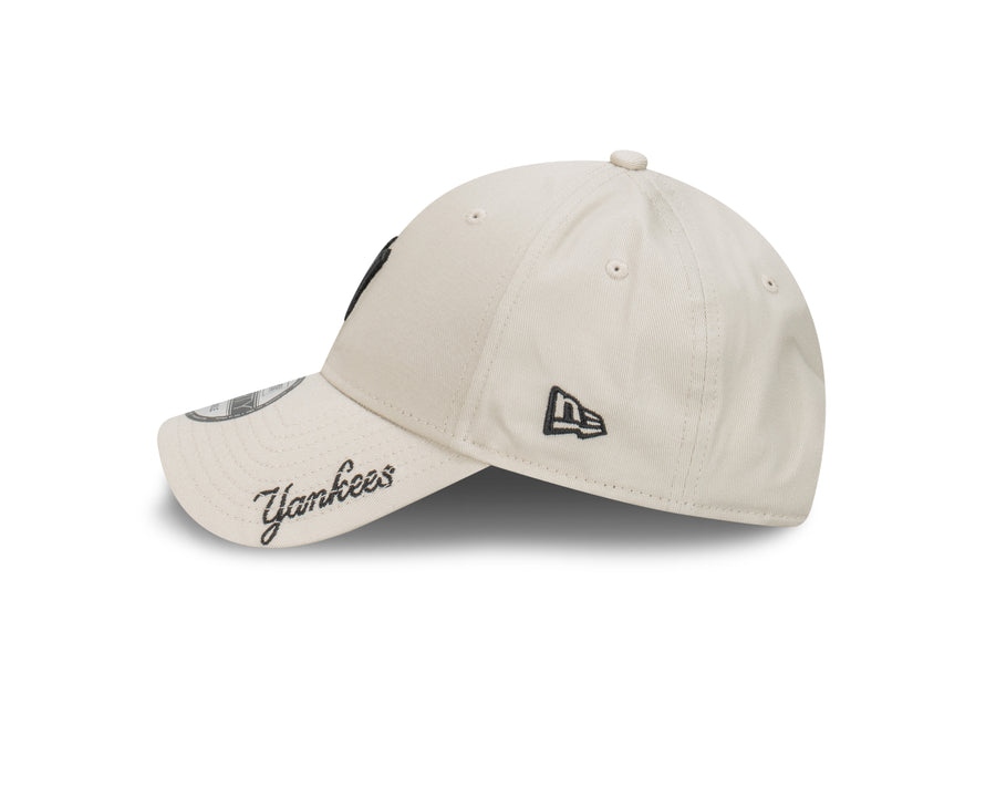 New York Yankees 9FORTY Apac Visor Script Stone Cap