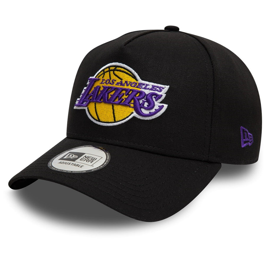 Los Angeles Lakers E-Frame NBA Patch Black Trucker Cap