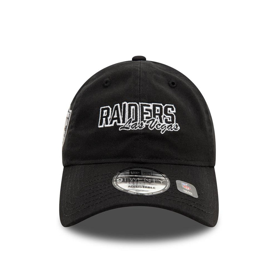 Las Vegas Raiders 9TWENTY NFL Script Black Cap