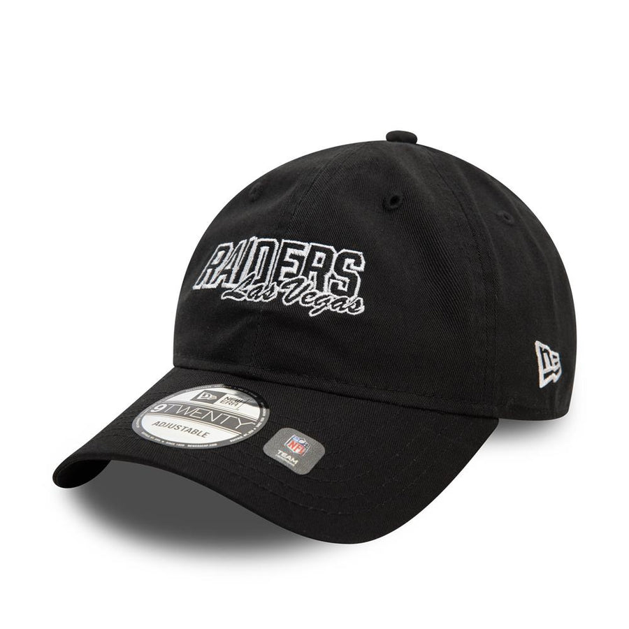Las Vegas Raiders 9TWENTY NFL Script Black Cap