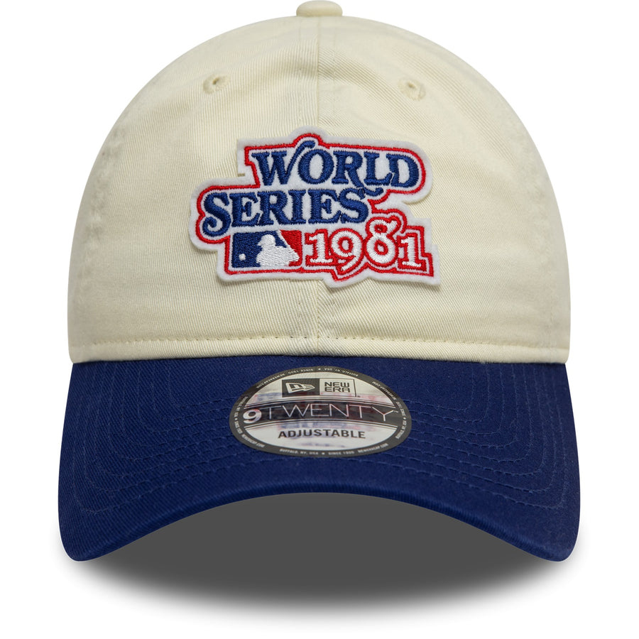 Los Angeles Dodgers 9TWENTY World Series Patch Cream/Royal Cap