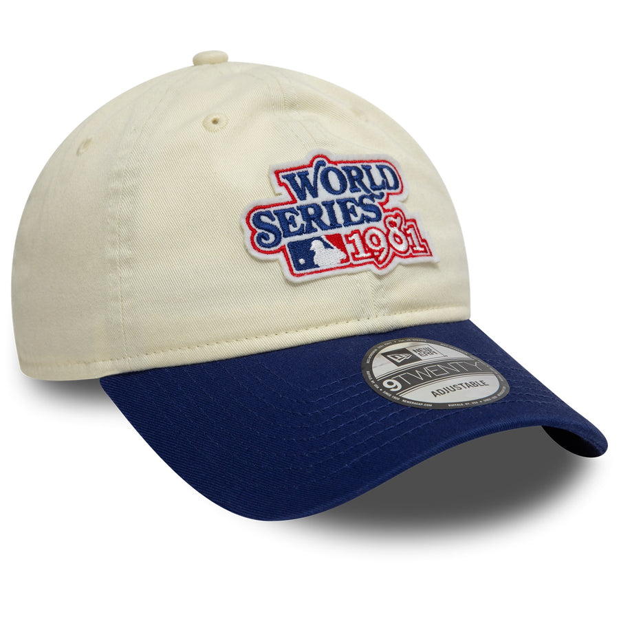 Los Angeles Dodgers 9TWENTY World Series Patch Cream/Royal Cap