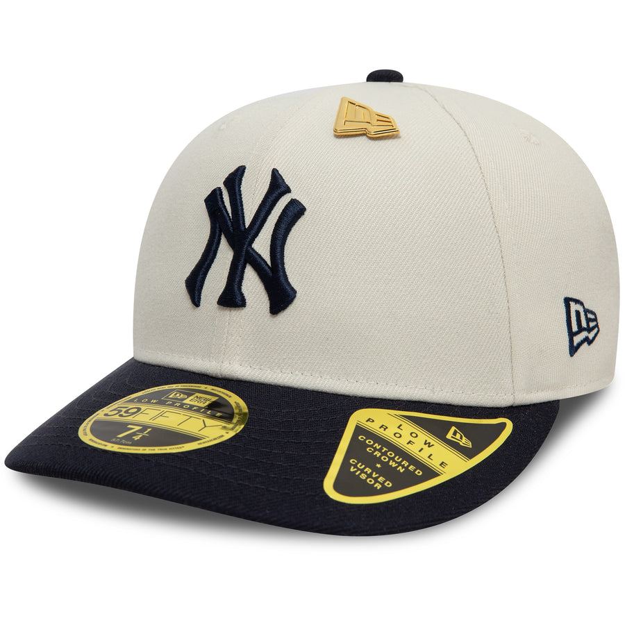 59FIFTY LOW PROFILE / CAP / NEWERA ニューエラ New York Yankees Low Profile 59FIFTY Pin Ivory/Navy Cap – NewEra