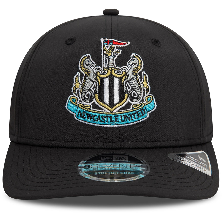 Newcastle United 9SEVENTY Stretch Snap Core Black Cap