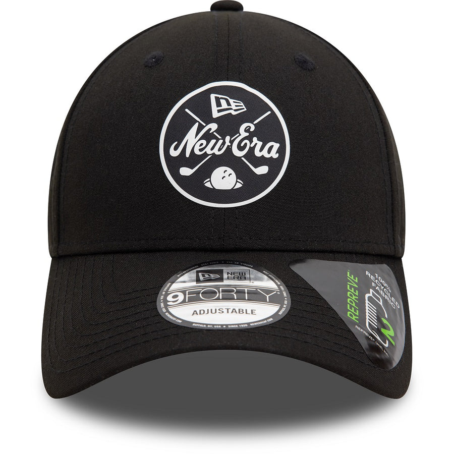 New Era 9FORTY Repreve® Mono Golf Black Cap