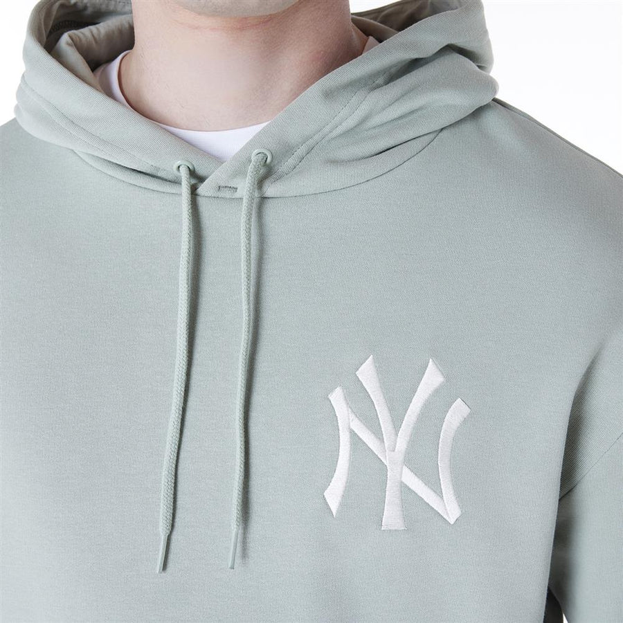 New York Yankees MLB League Essential Oversized Pullover Pale Green Hoodie