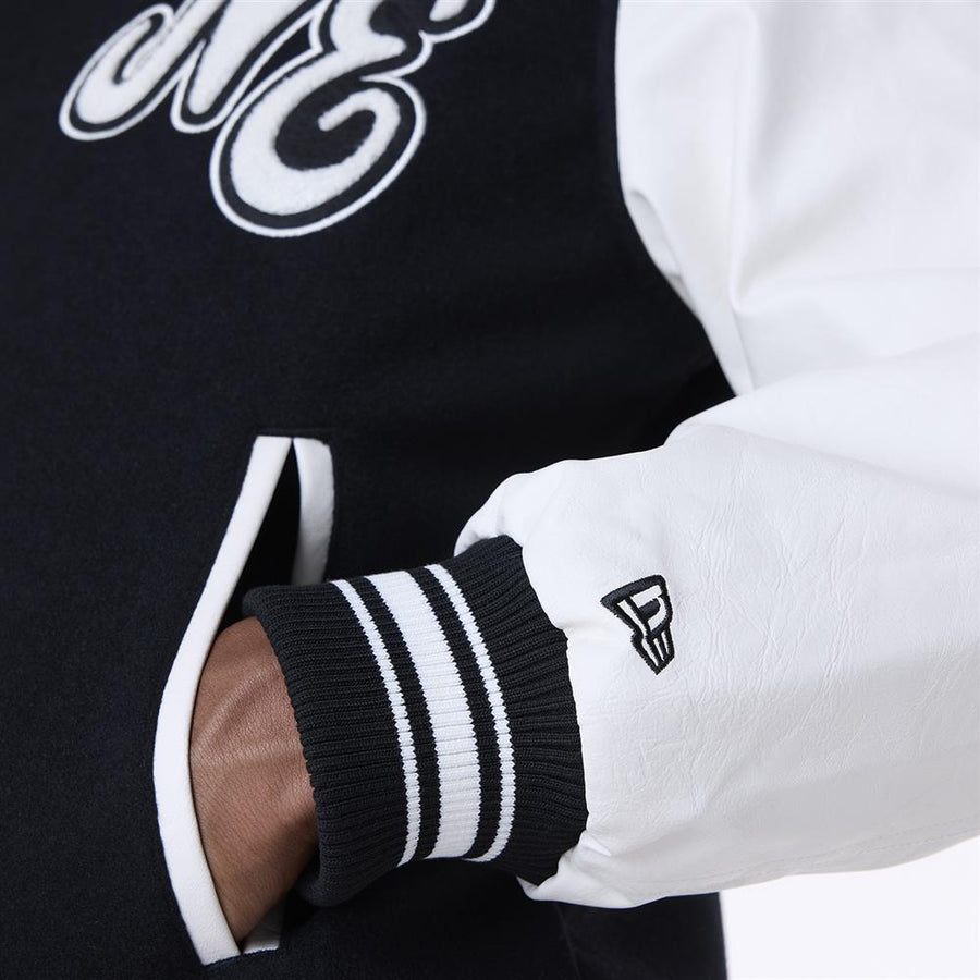 New Era Essential Varsity Black Jacket