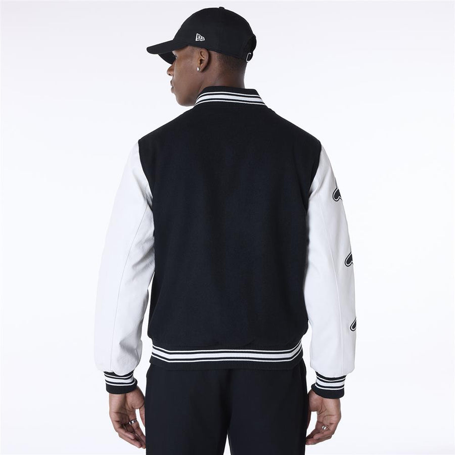 New Era Essential Varsity Black Jacket