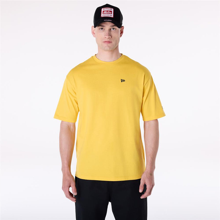 New Era Baseball Graphic Oversized Yellow Tee