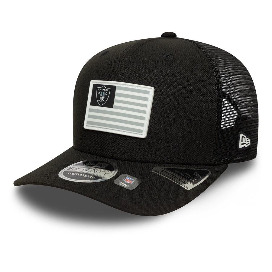 Las Vegas Raiders 9SEVENTY Poly Rubber Patch Black Cap