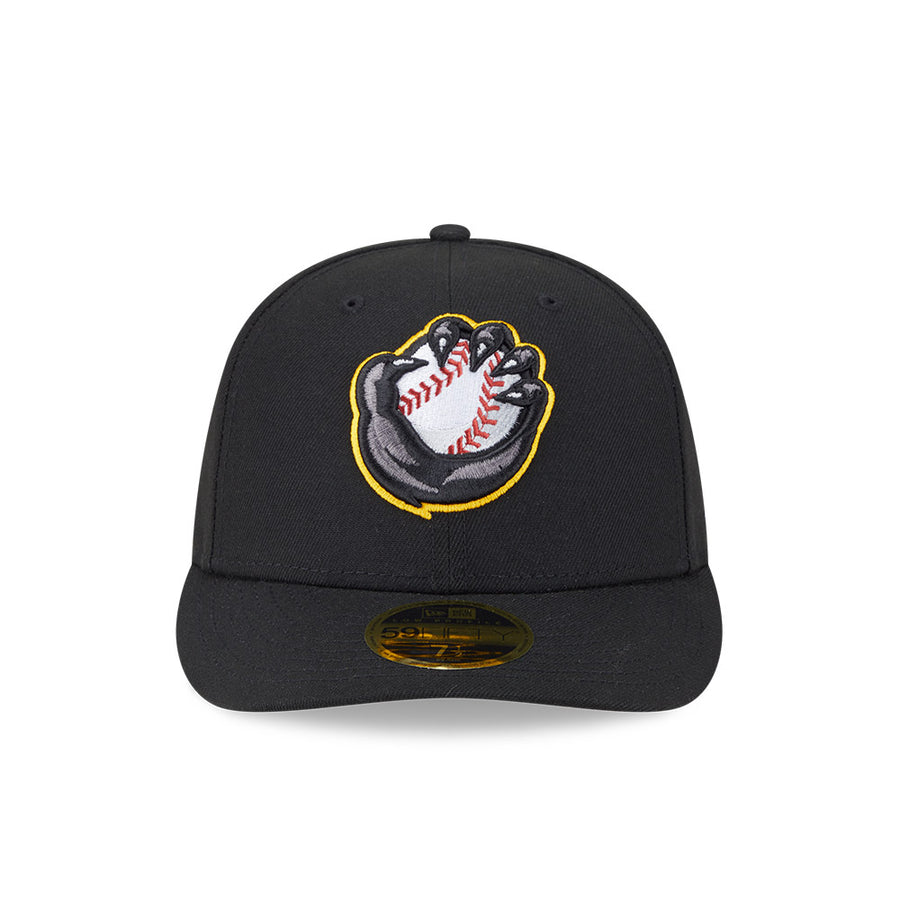 Quad Cities River Bandits Low Profile 59FIFTY MiLB Authentic League Black Cap
