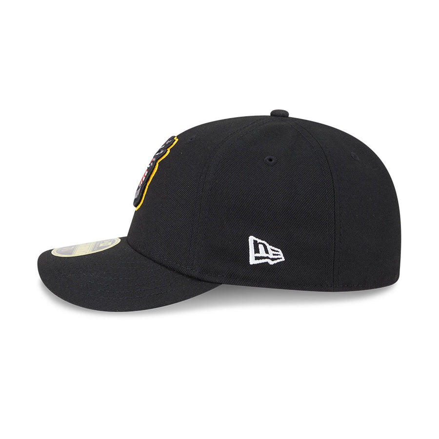 Quad Cities River Bandits Low Profile 59FIFTY MiLB Authentic League Black Cap