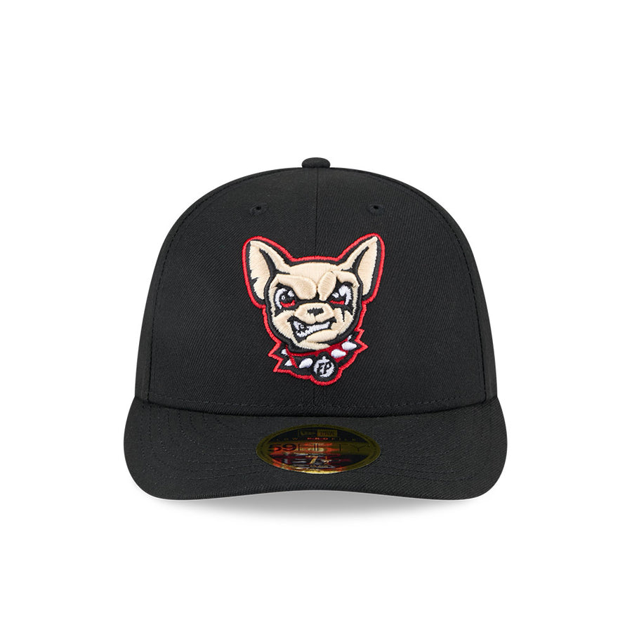 El Paso Chihuahuas Low Profile 59FIFTY MiLB Authentic Home Black Cap