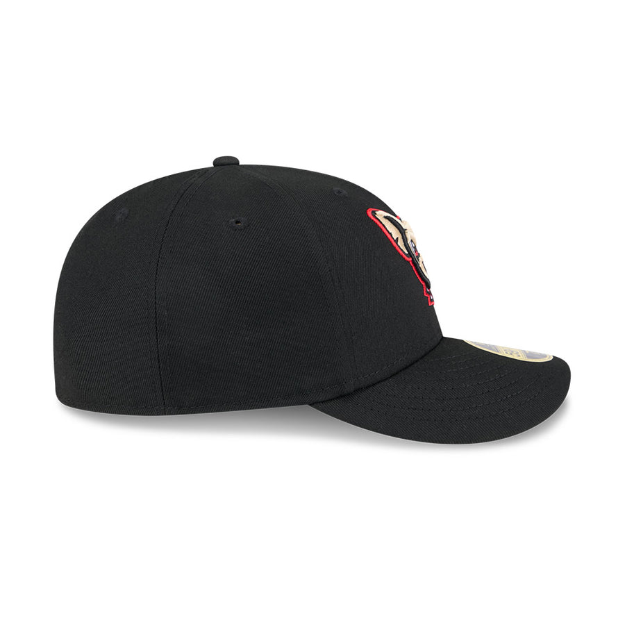 El Paso Chihuahuas Low Profile 59FIFTY MiLB Authentic Home Black Cap