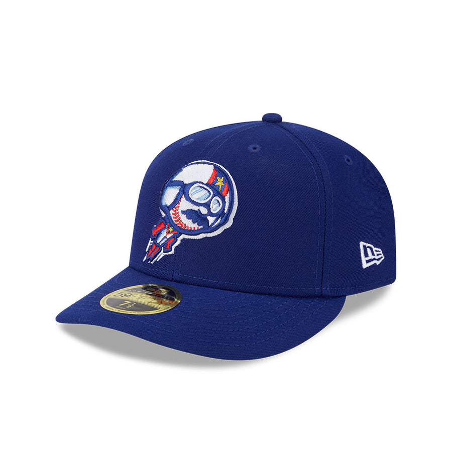 Kannapolis Cannon Ballers Low Profile 59FIFTY MiLB Authentic Home Navy Cap