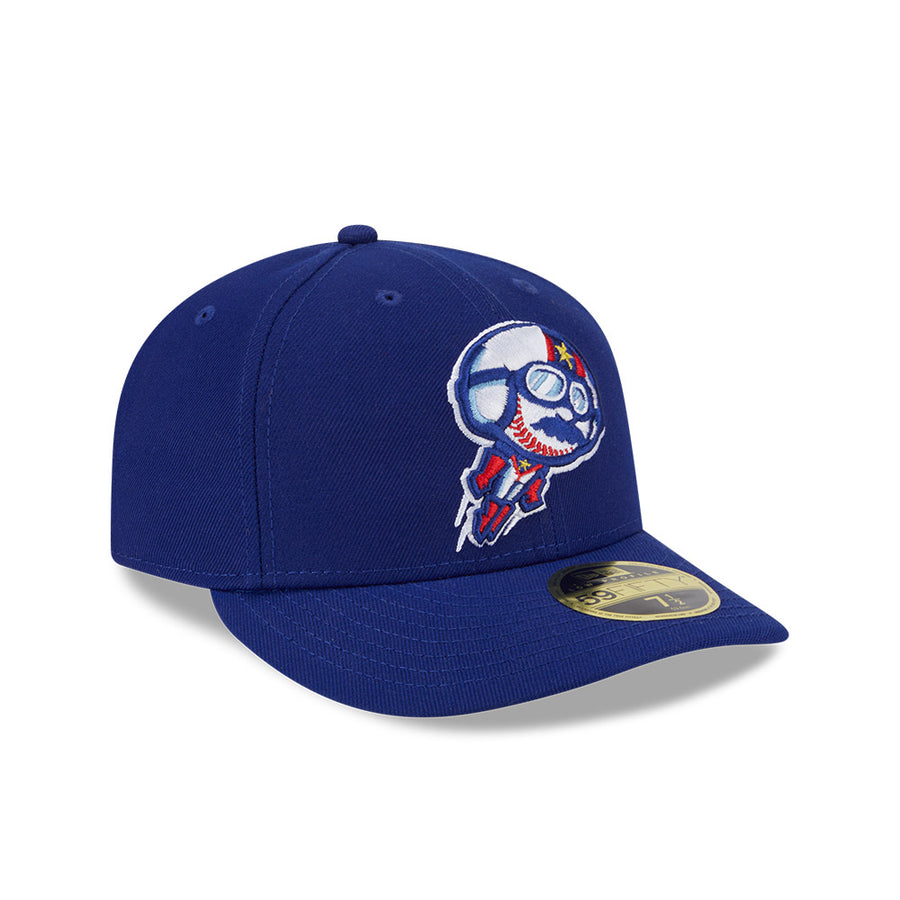 Kannapolis Cannon Ballers Low Profile 59FIFTY MiLB Authentic Home Navy Cap