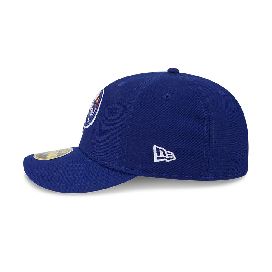 Kannapolis Cannon Ballers Low Profile 59FIFTY MiLB Authentic Home Navy Cap
