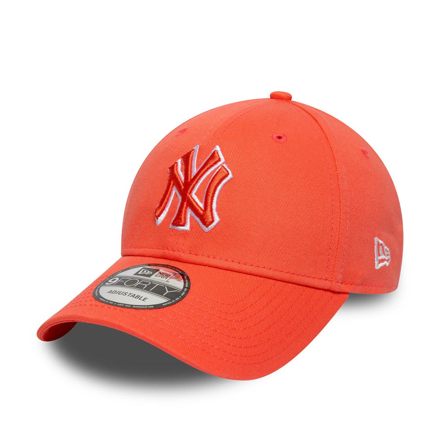 New York Yankees 9FORTY Team Outline Orange Cap