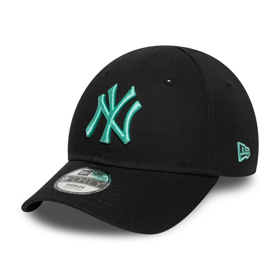New York Yankees 9FORTY Toddler League Essential Black/Teal Cap