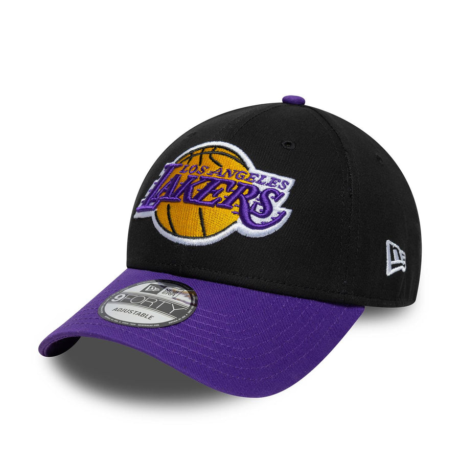 Los Angeles Lakers 9FORTY NBA Side Patch Black Cap
