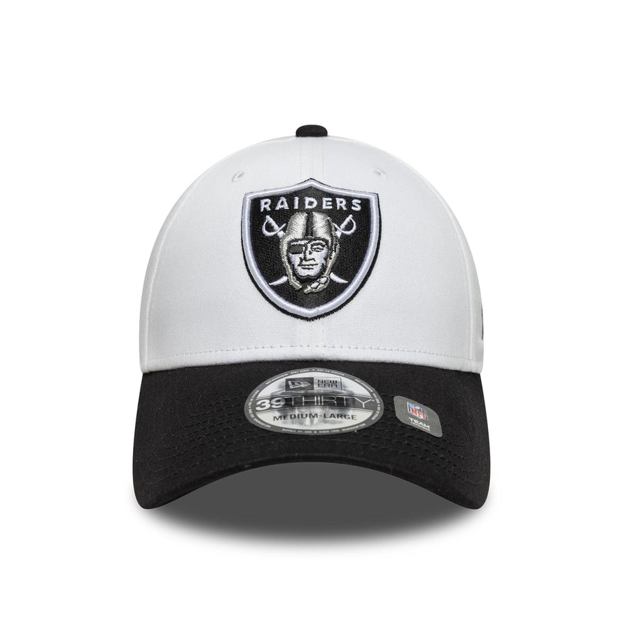 Las Vegas Raiders 39THIRTY NFL Team Logo White Cap