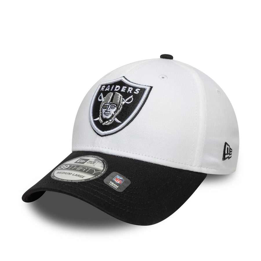 Las Vegas Raiders 39THIRTY NFL Team Logo White Cap