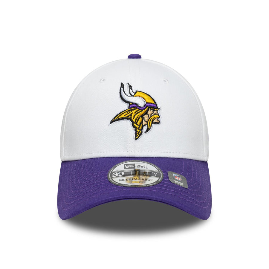 Minnesota Vikings 39THIRTY NFL Team Logo White Cap