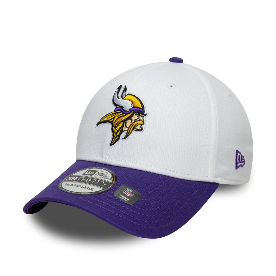 Minnesota Vikings 39THIRTY NFL Team Logo White Cap