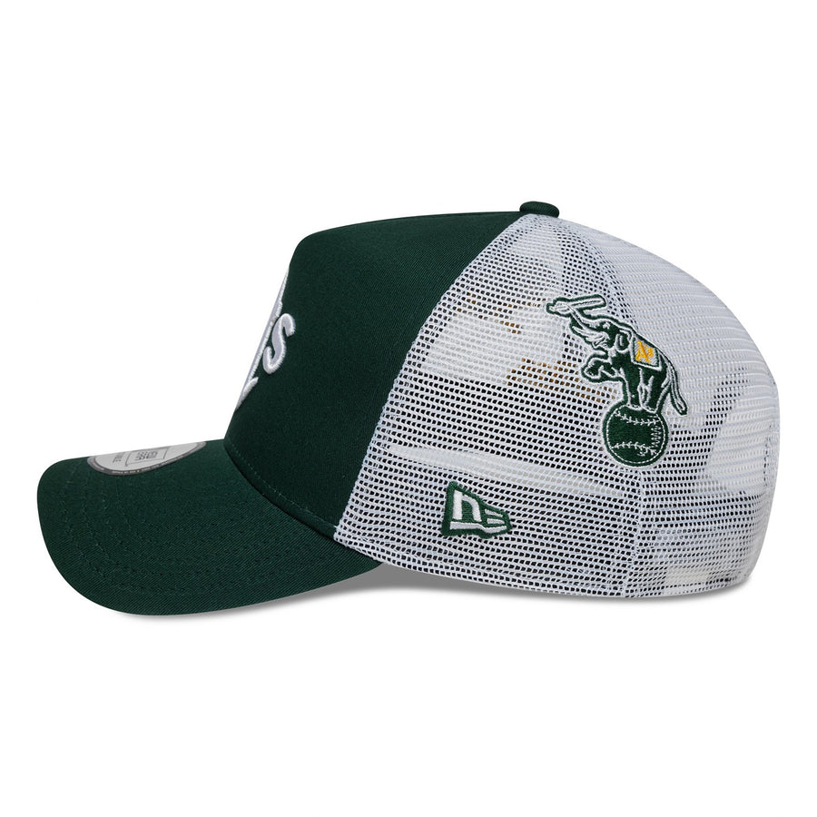 Oakland Athletics Multi Patch Green Trucker Cap