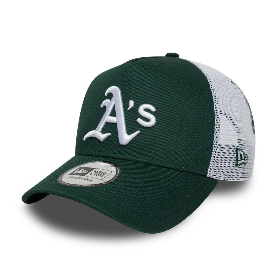 Oakland Athletics Multi Patch Green Trucker Cap