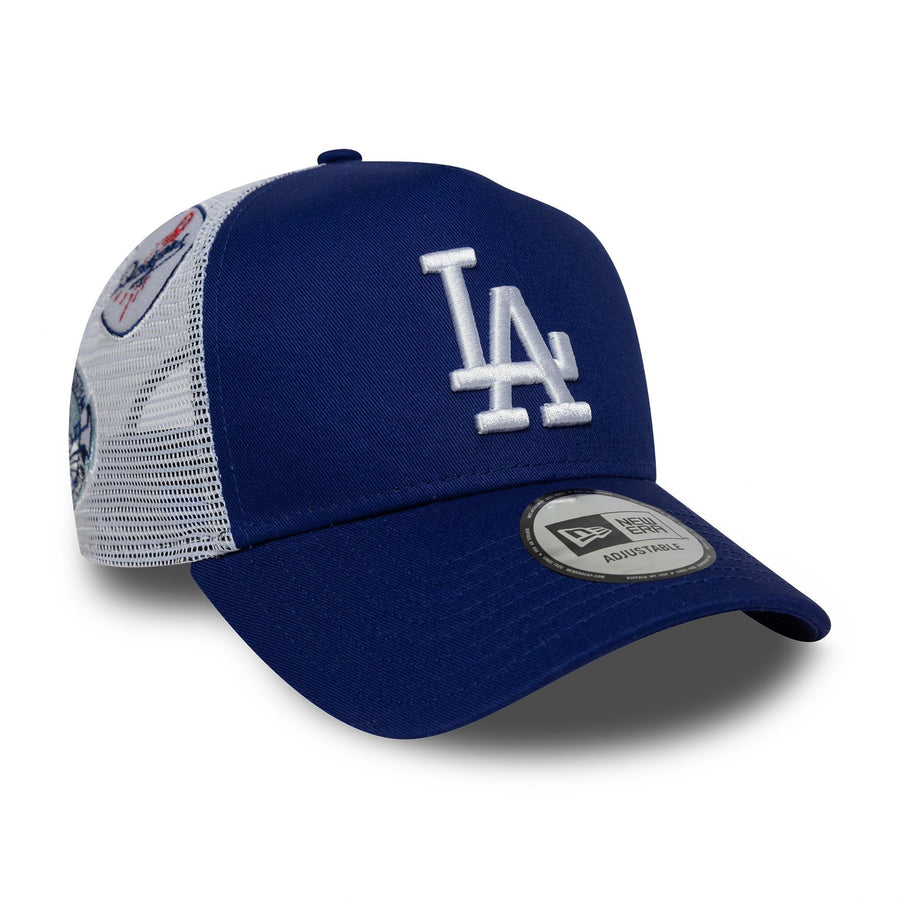 Los Angeles Dodgers Multi Patch Royal Trucker Cap