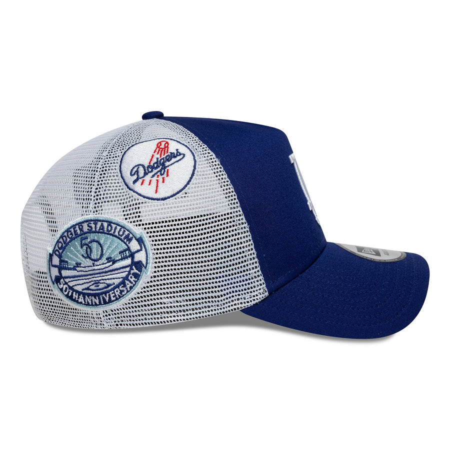 Los Angeles Dodgers Multi Patch Royal Trucker Cap