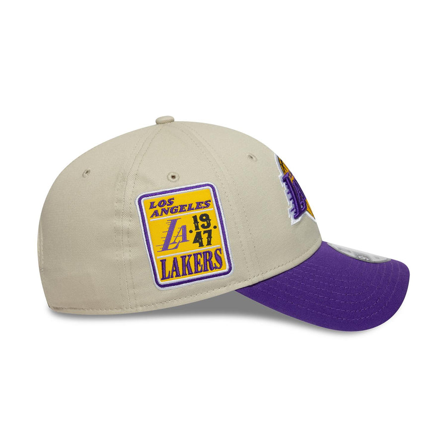 Los Angeles Lakers 9FORTY NBA Contrast Patch Stone Cap