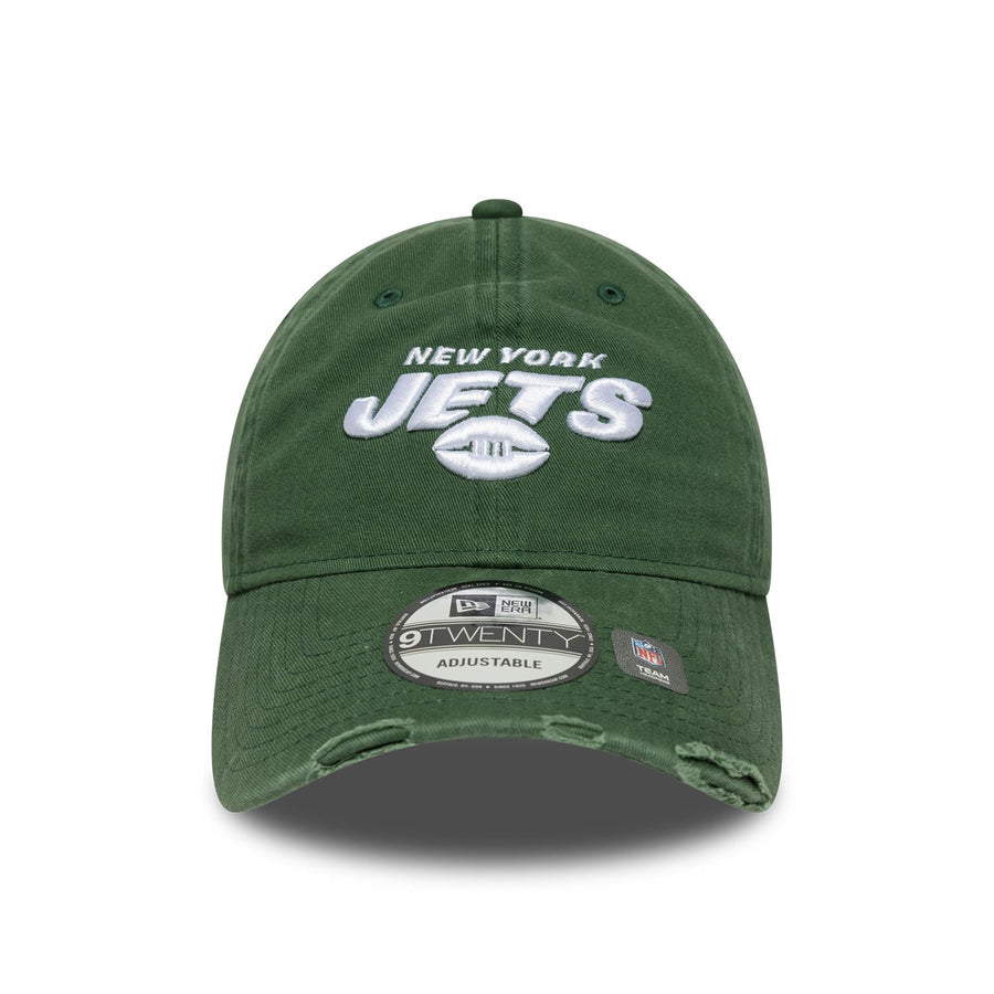 New York Jets 9TWENTY NFL Washed Distressed Green Cap