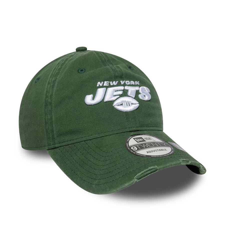 New York Jets 9TWENTY NFL Washed Distressed Green Cap