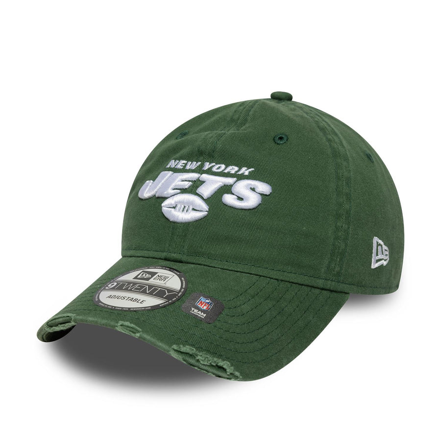 New York Jets 9TWENTY NFL Washed Distressed Green Cap