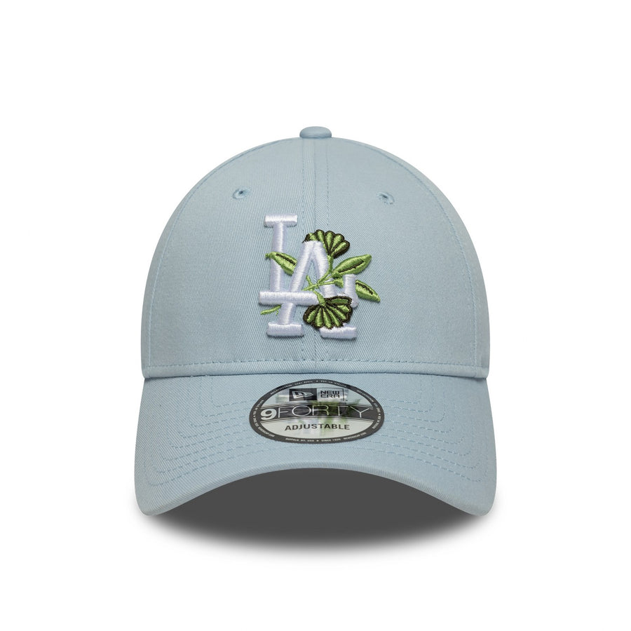 Los Angeles Dodgers 9FORTY Floral Icon Pale Blue/White Cap