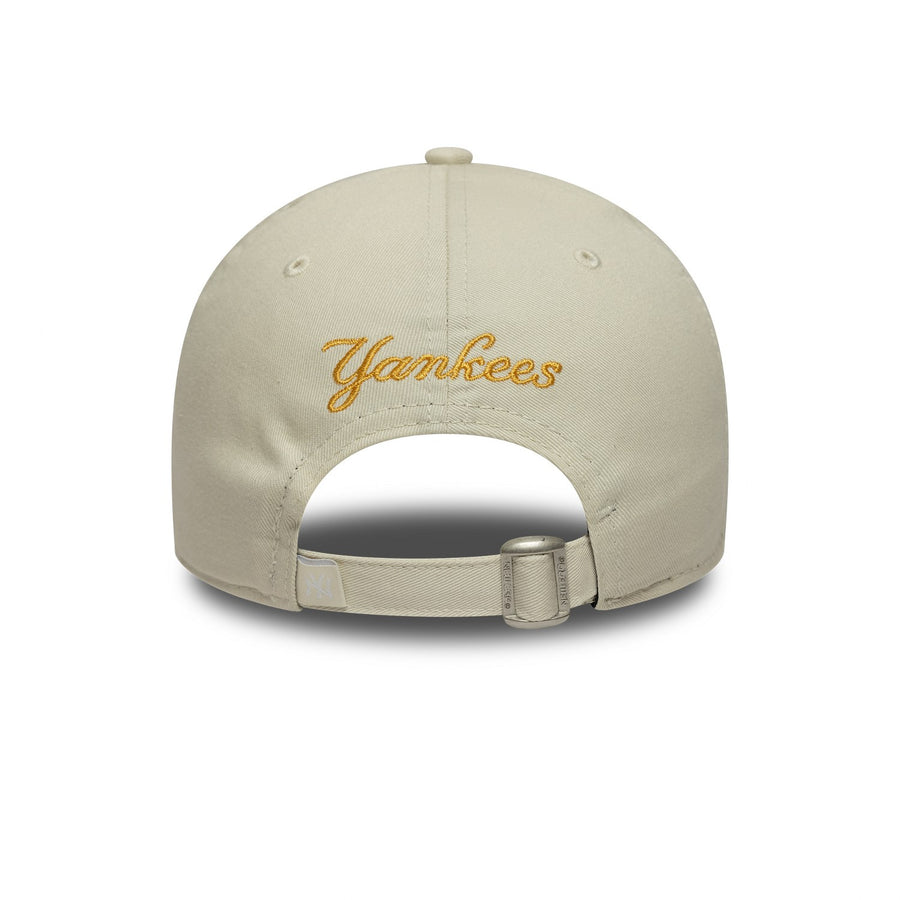 New York Yankees 9FORTY Floral Icon Stone/Yellow Cap