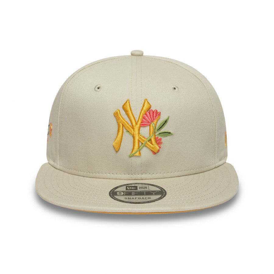 New York Yankees 9FIFTY Precurved Floral Stone Cap – NewEra