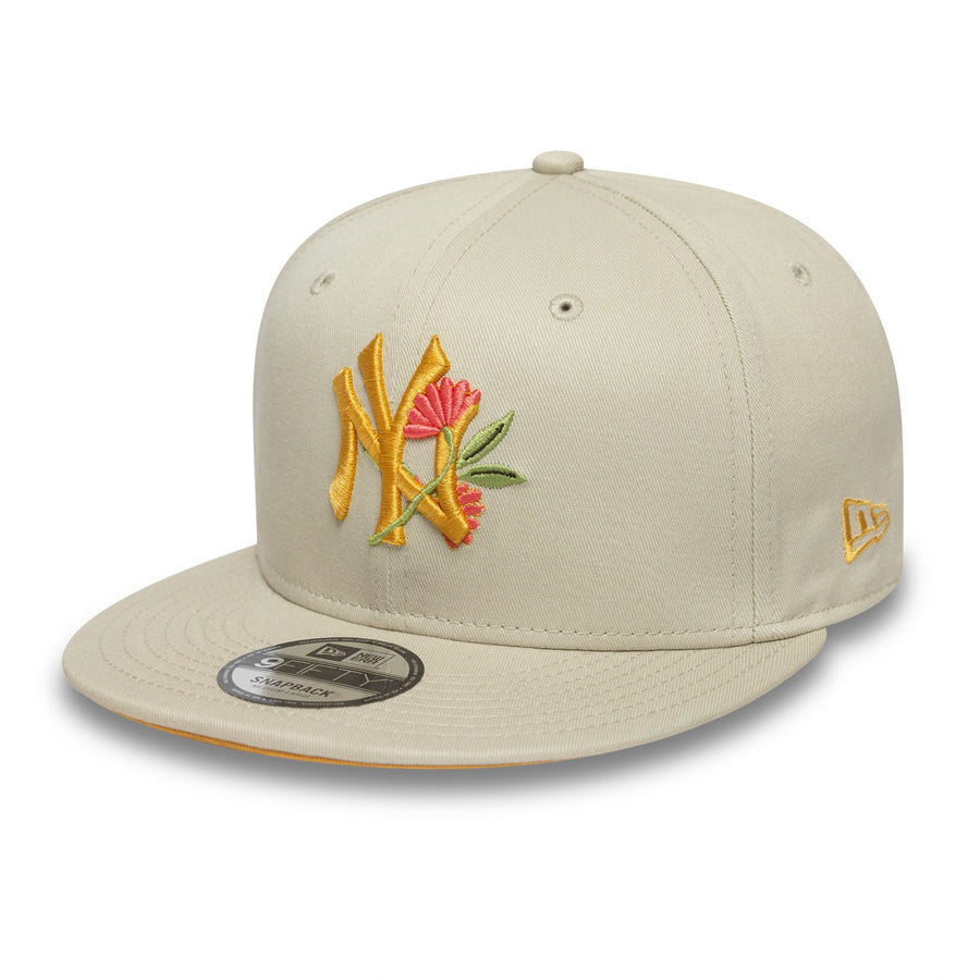 New York Yankees 9FIFTY Precurved Floral Stone Cap – NewEra