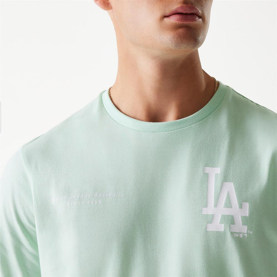 Los Angeles Dodgers MLB Arch Graphic Pastel Green Tee