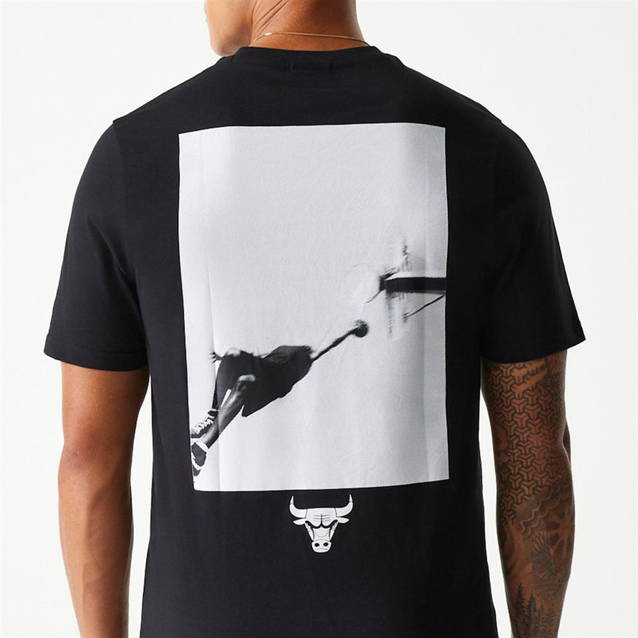Chicago Bulls NBA Court Graphic Black Tee
