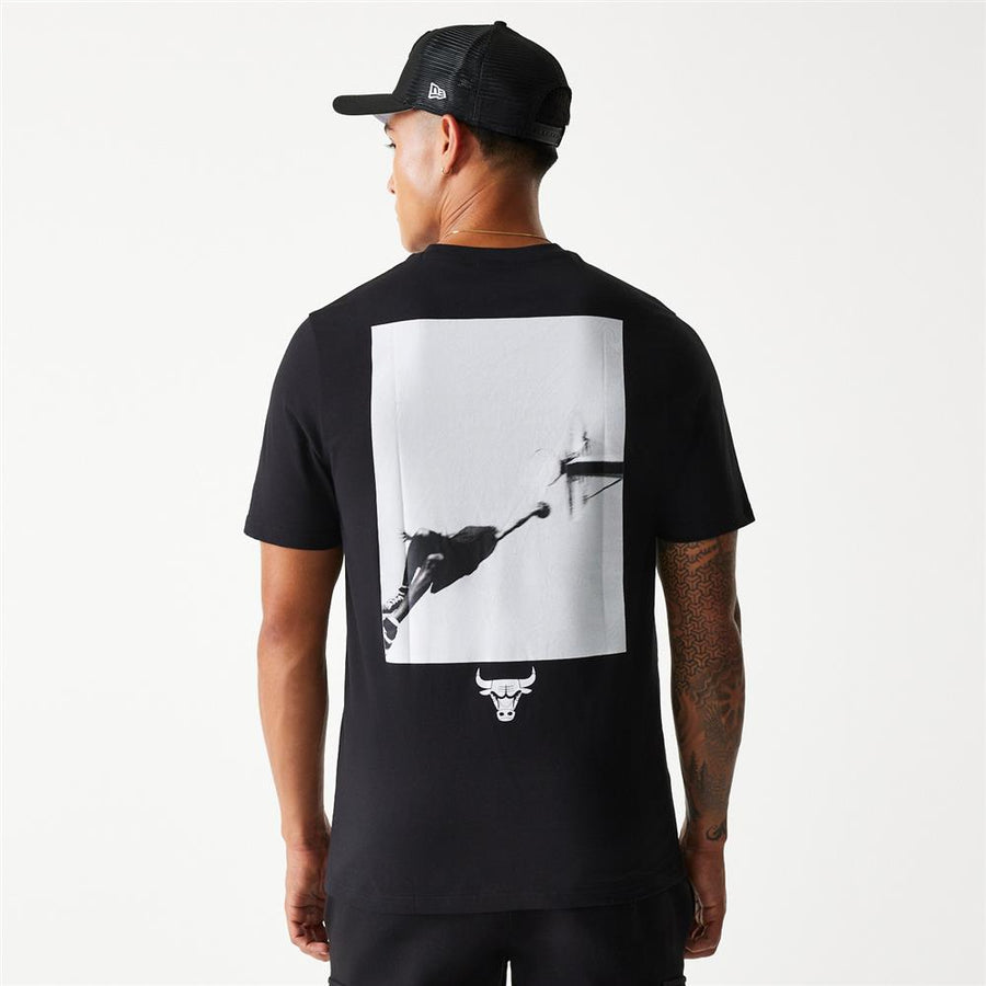 Chicago Bulls NBA Court Graphic Black Tee