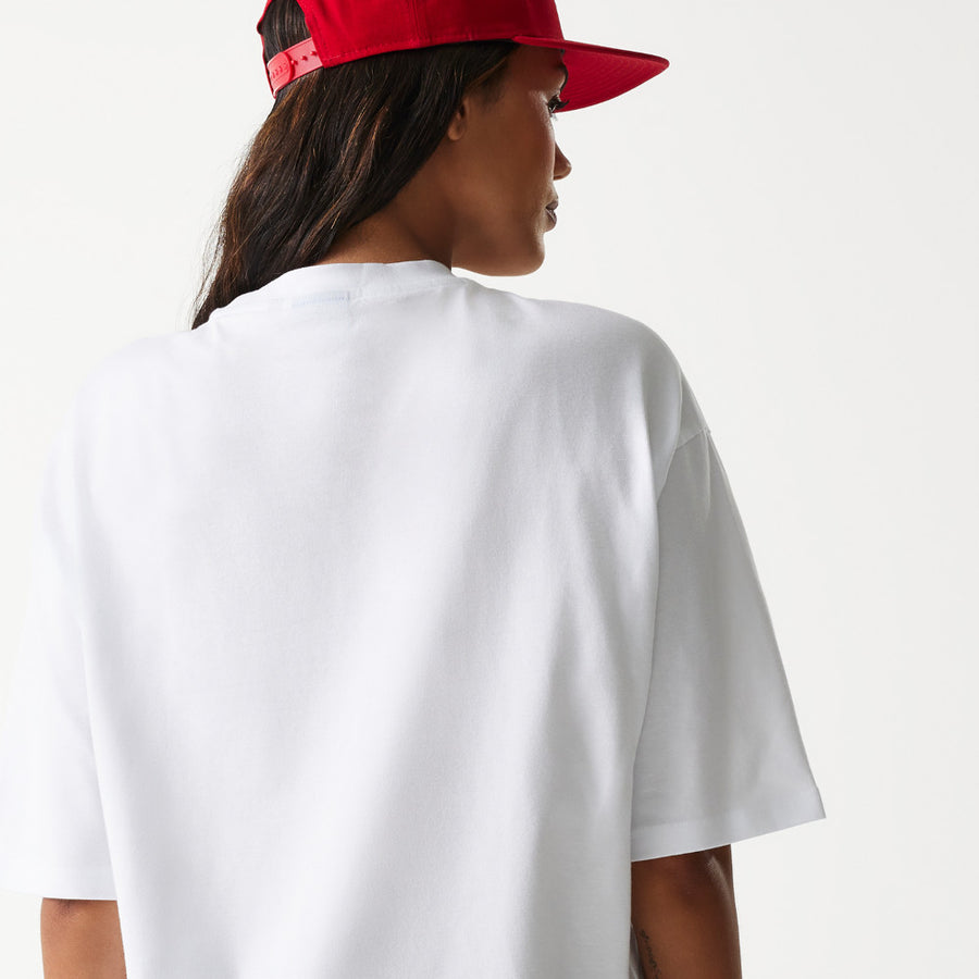 New Era Outdoor Graphic Oversized White Tee